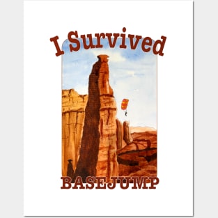 I Survived A Basejump Posters and Art